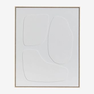 Sklum Sklum - Cuadro Decorativo Pintado A Mano Con Relieve Helvon