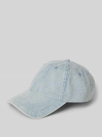 Jake*s Casual Basecap mit Statement-Stitching in Hellblau Melange, Gr&ouml;&szlig;e 1