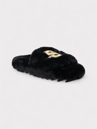 sacai Womens Wmns Fuax Fur Comfort Slippers Black - Size UK 5