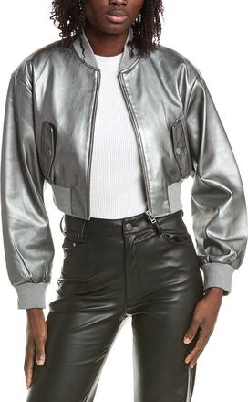 LaMarque Lamarque Cropped Bomber Jacket