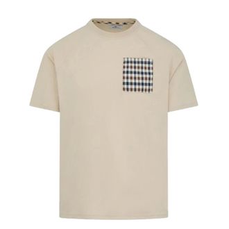 Aquascutum Hombre, Camisetas, Beige, Talla: 2XL