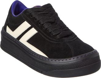 Lanvin Semelle Haute Suede Sneaker