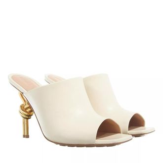 Bottega Veneta Slipper & Pantoletten - Knot Sabot - Gr. 38 (EU) - in Creme - für Damen