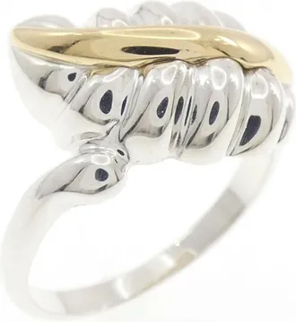 Tiffany & Co. Yellow Gold (18K) Silver 925 Band Ring (Pre-Owned)
