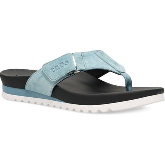 Taos Super Sonic Flip Flop in Blue/White at Nordstrom, Size 11