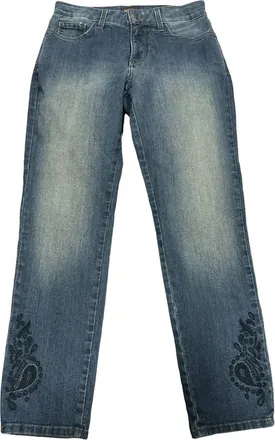 NYDJ Womens Alina Ankle Jeans In Denim