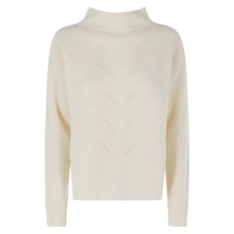 Herno Wool Jumper - female - Herno - Turtlenecks - White - S - Knitwear
