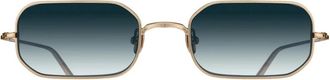 Matsuda M3163 Zonnebril - Dames - Zonnebrillen - Geel - ONE Size - Accessoires