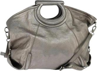 Ferragamo Pre-owned Leren Handtas - Dames - Vintage Handtas - Grijs - ONE Size - Leer - Vintage