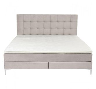 Kare Design Cama 160x200 en tejido crema