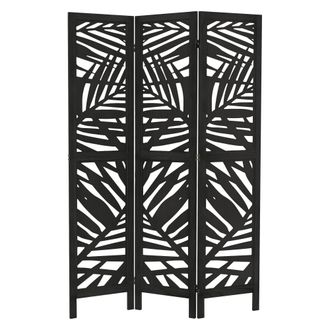 ML Design Ml-design Separador De Ambientes Plegable, Biombo Divisor Con 3 Paneles