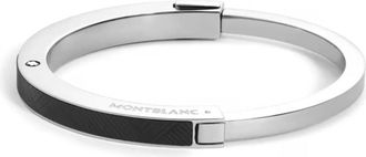 Montblanc Bangle In Steel With Extreme Pattern, Size 60