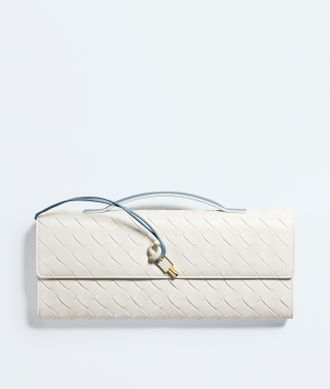 Bottega Veneta Andiamo Clutch - Blue - Woman - U