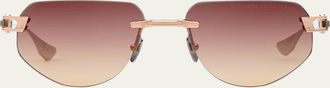 Dita Eyewear Mens Grand-Imperyn Rimless Sunglasses