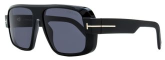 Tom Ford Mens Turner Sunglasses TF1101 01A Black 58mm