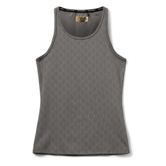 Sofie Schnoor Klassieke Training Top met Stijlvol Logo - Dames - Tops zonder mouwen - Grijs - M - Polyester - Tops