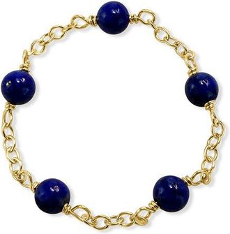 Jewelmak 14K Lapis Ring