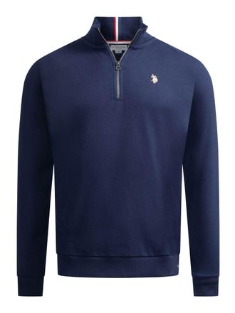 U.S.Polo Association heren half-zip trui USNiico van katoenmix