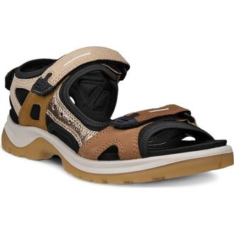 Ecco Yucatan Sandal in Brown Multi at Nordstrom, Size 7-7.5Us
