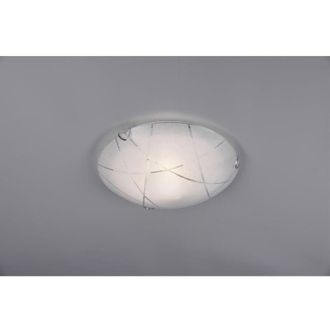 Trio Leuchten Trio Lighting - Plaf&oacute;n Sandrina Cristal Granulado Blanco 1xe27 &Oslash;30 Cm