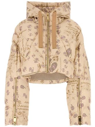 Khrisjoy Donsjack met print - Beige