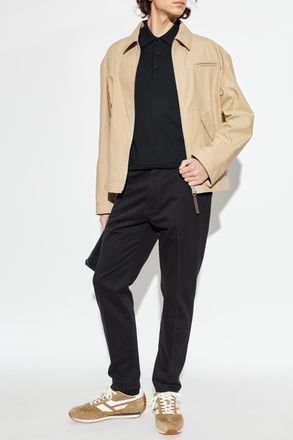 Tom Ford Cotton Polo, Mens, Black