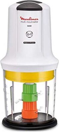 Moulinex At723110 Picadora El&eacute;ctrica De Alimentos 0,5 L 500 W Blanco