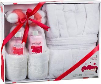 Freida & Joe Luxury Spa Bath Robe Slipper Set