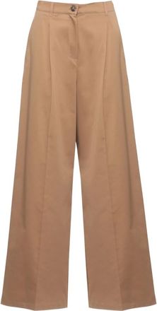 Marella Broeken, Dames, Beige, M, Emme Broek