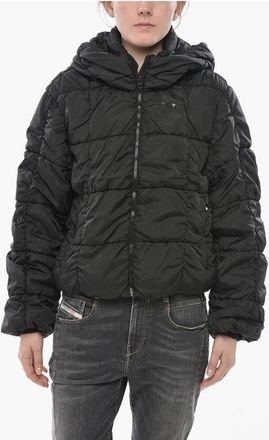 Diesel Quilted Jacket W-RALLE-OUT With Hood size Xs