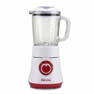 Girmi Girmi Fr23 0,6 L Batidora De Vaso Rojo, Transparente, Blanco 300 W