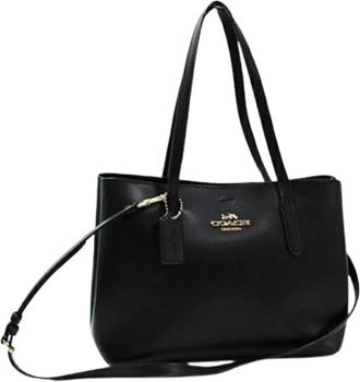 Coach Pre-owned Tote tas - Dames - Vintage Schoudertas - Zwart - ONE Size - Leer - Vintage