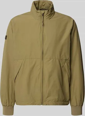 Superdry Jacke mit Stehkragen Modell Flyweight in Khaki, Gr&ouml;&szlig;e XXXL