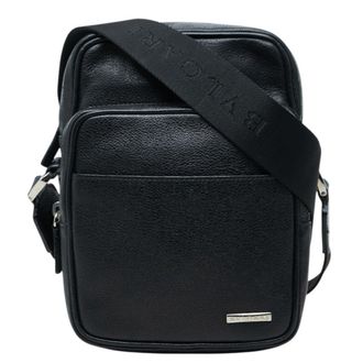Bulgari Black Leather Shoulder Bag (Pre-Owned)