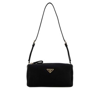 Prada Black Satin Mini Shoulder Bag