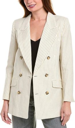 Frame Denim Linen-Blend Jacket