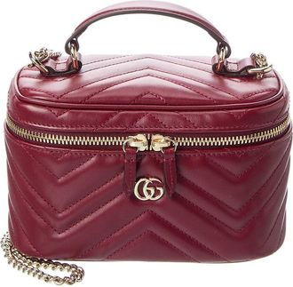 Gucci GG Marmont Mini Leather Vanity Bag