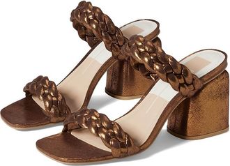 Dolce Vita Netra Woven Womens Shoes Bronze Suede Stella : 6.5 M