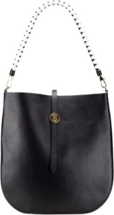 Burberry Pre-owned Vintage Schoudertas - Dames - Vintage Schoudertas - Zwart - ONE Size - Leer - Vintage