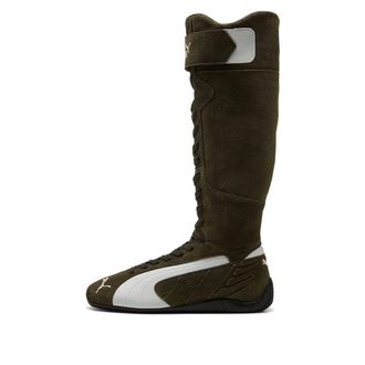 Puma (WMNS) PUMA Speedcat Boots Dark Olive Ivory 403770-04