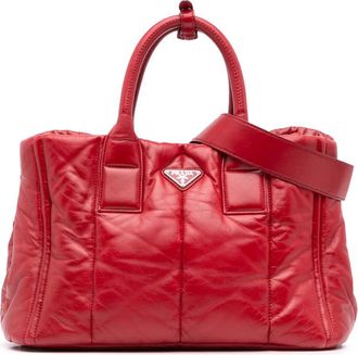 Prada Pre-owned Prada Nappa Bomber Satchel Ladies 214