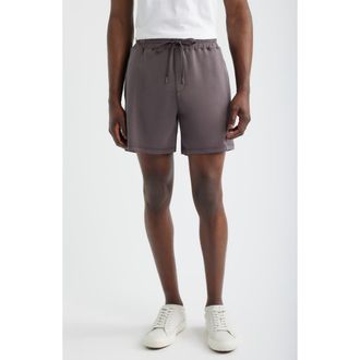 Tommy John Luxe Traveler Knit Shorts in Falcon at Nordstrom, Size Xx-Large