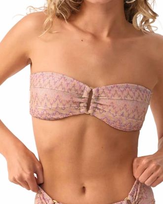PQ Swim Bandeau Bikini Top In Dazzle