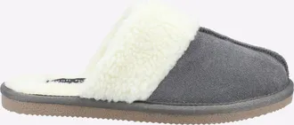 Hush Puppies Arianna Suede Dames Grijze Pantoffels