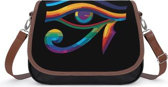 Generic Egyptian Hieroglyphic Eye of Horuses Crossbody Bags for Women Shoulder Messenger Bag Purse Handbags