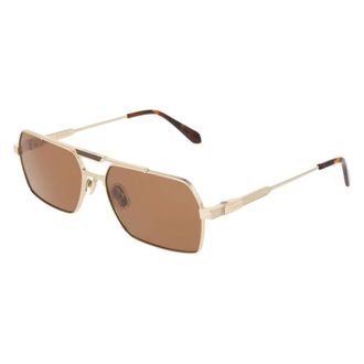 Ferragamo Rectangle Sunglasses - male - Ferragamo - Sunglasses - Brown - 61 MM - Accessories