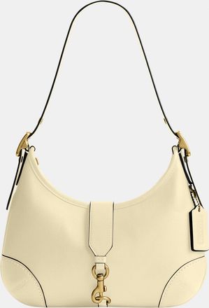Coach Womens Hamptons Hobo Bag - Beige Leather - One Size