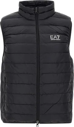 Emporio Armani Vests, male, Black, Size: 3XL Black Jackets for Men