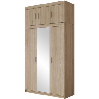 Mirjan24 Mobilier1 - Armario Novduni 105, Roble Sonoma, 246x133x53cm, Puertas De Armario: Con Bisagras, N&uacute;mero De Estantes: 0