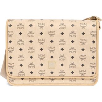 MCM Aren Messenger Bag in Beige at Nordstrom Rack